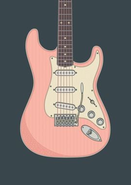 The Shell Pink Strat