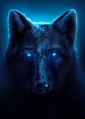 'The Wolf' Poster, picture, metal print, paint by Benny Productions ...