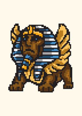 Pixel Art Sphinx