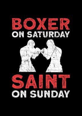 Boxer On Saturday Saint