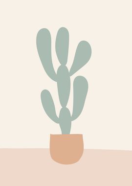 Cactus succulent plant art