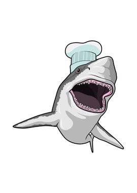 Shark Cook Chef hat