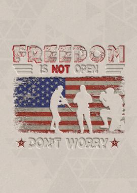 Freedom is not open