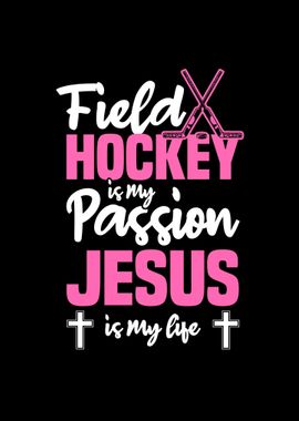 Field Hockey Jesus Gifts