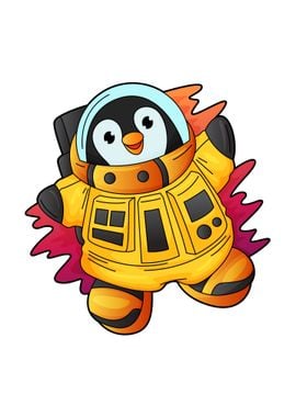 Penguin Astronaut