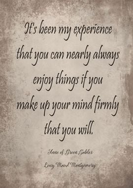 Anne of Green Gables quote