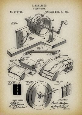 Gramophone Patent