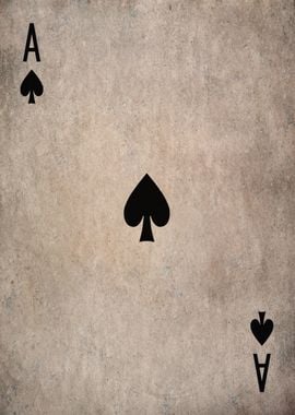 'Ace of Spades' Poster, picture, metal print, paint by XandYart | Displate