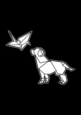 Origami Crane Dog