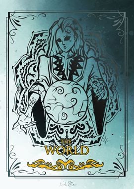 Tarot trump The World