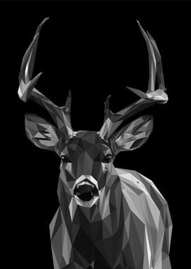 Deer pop art 