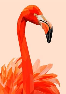 flamingo pop art