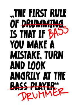 First Rule Bass Player