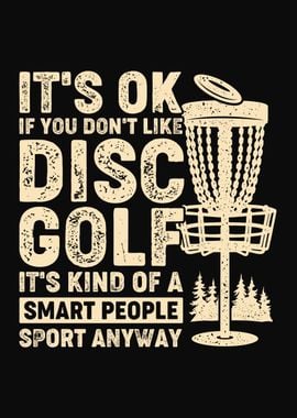 Funny Disc Golf Player