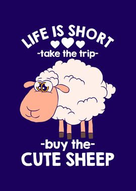 Cute Sheep Funny Sheep