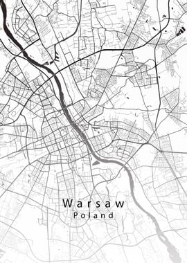 Warsaw City Map