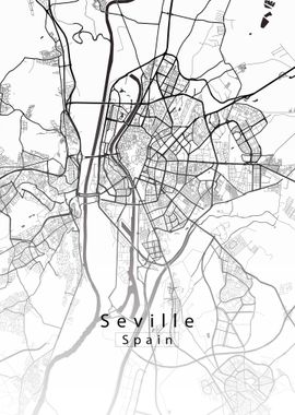 Seville City Map