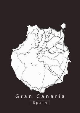 Gran Canaria Island Map