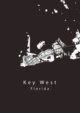 Key West Island Map