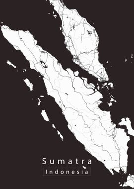 Sumatra Island Map