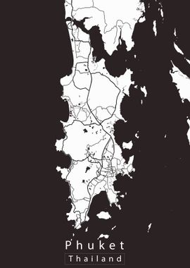 Phuket Island Map