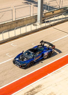 McLaren on the Race Track