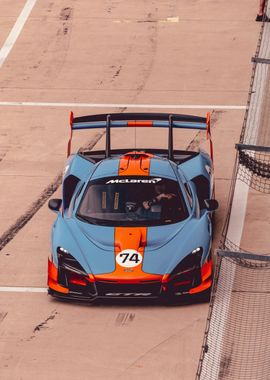 McLaren on the Race Track