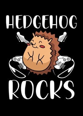 Cute Hedgehog rocks