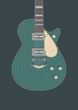 Cadillac green Jet Guitar