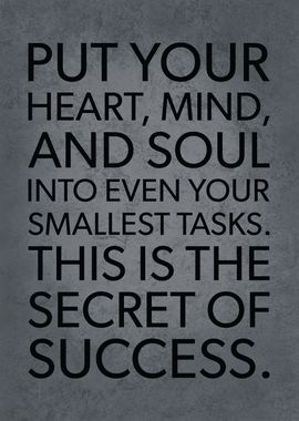 Secret of Success