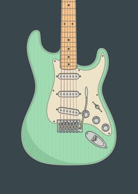 Surf Green Strat