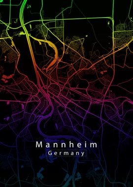 Mannheim City Map