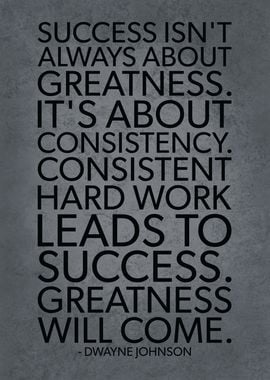 Success Is Consistency