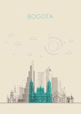 Bogota Skyline