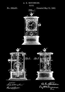 Clock Blueprint Patent