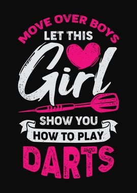 Female Darts Player Design