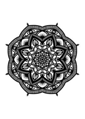 Mandala Black M112