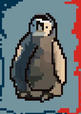 Penguin pixel art