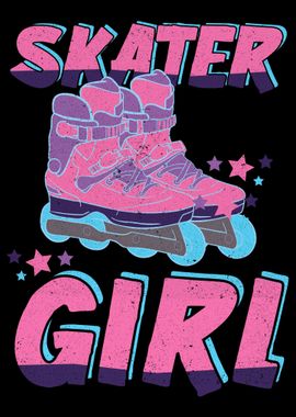 Roller Skating Skater Girl