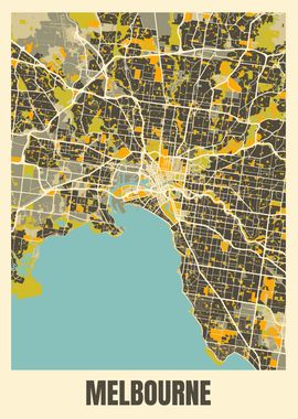 Map of Melbourne