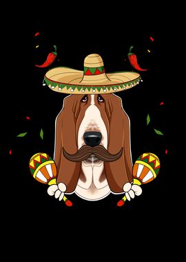 Cinco De Mayo Basset Hound