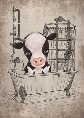 Funny Cow Bathtub