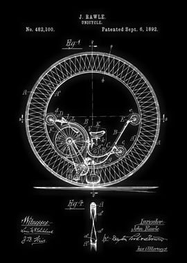 Unicycle Patent