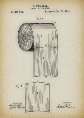 Toilet Paper Roll Patent