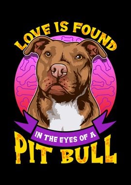 Love Found in Pit bull eye