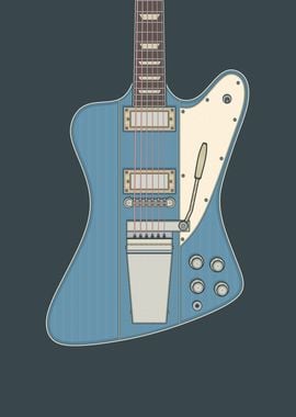 Pelham Blue Stylish Guitar