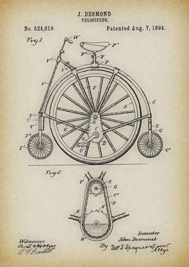 Velocipede Patent