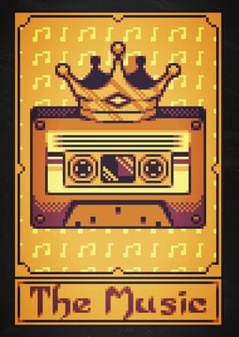 Cassette Tape Pixel Art