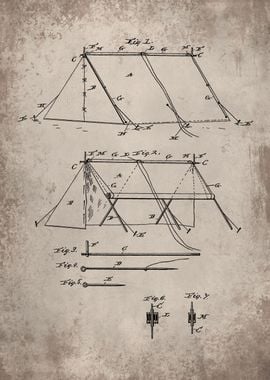 Camping Tent Blueprint