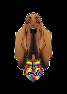 Bloodhound LGBTQ Flag